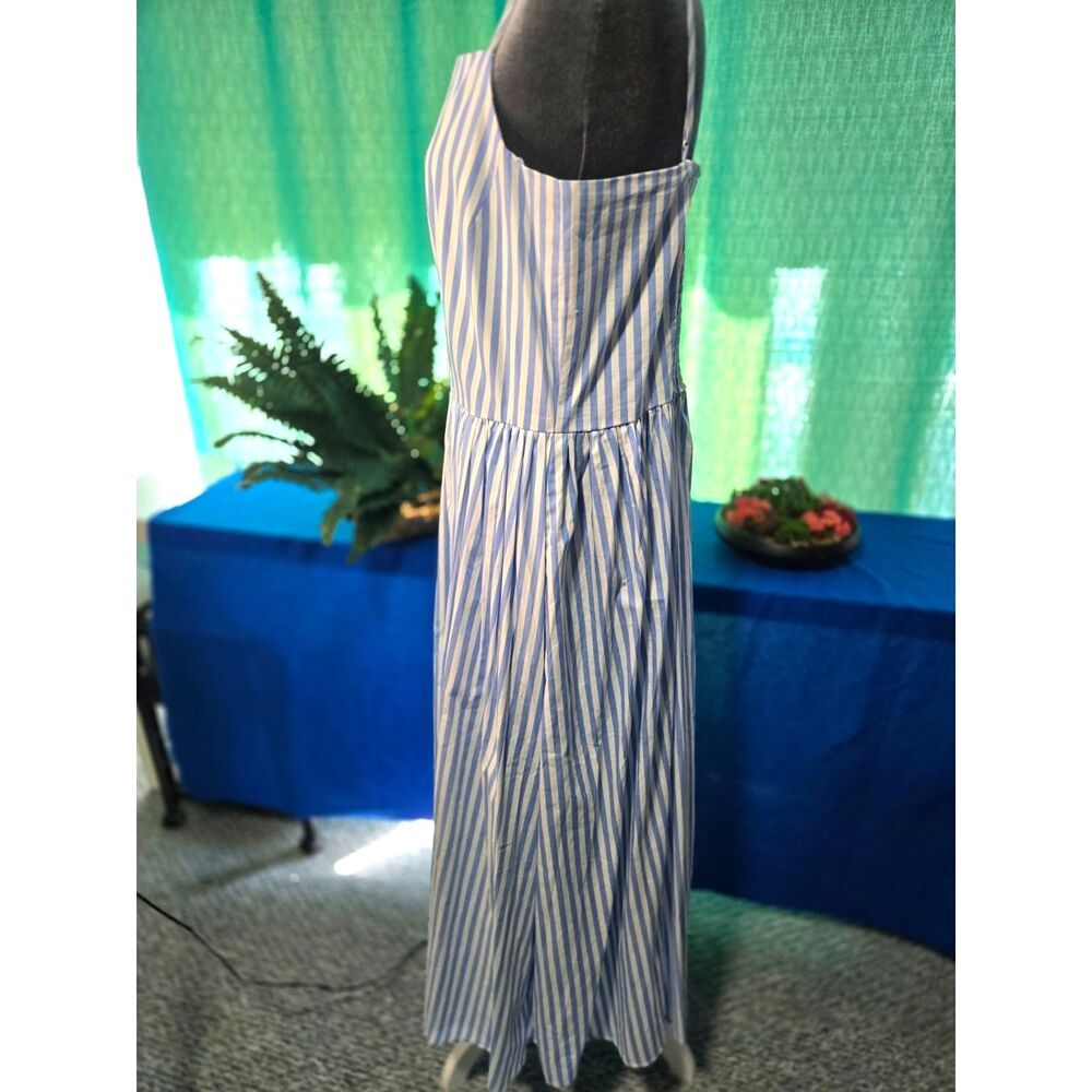 Free Assembly Women's Sleeveless Square Neck Midi Dress Size L - Picture 2 of 8